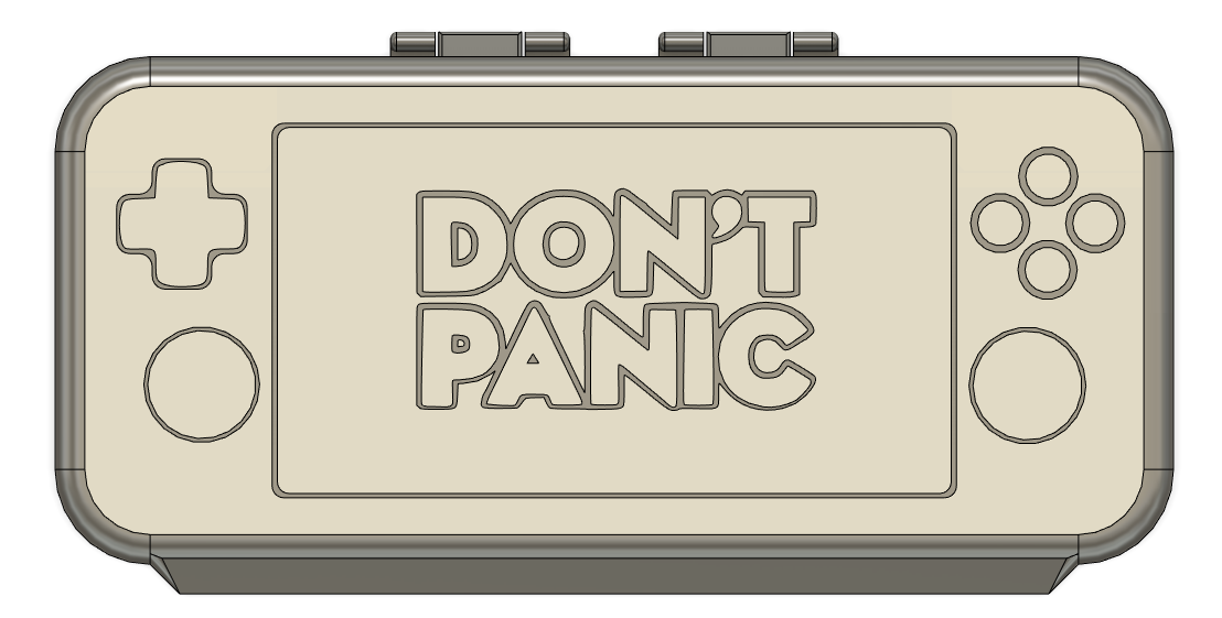 "Don't Panic" - Slim Case for the Retroid Pocket 3 - CUSTOM