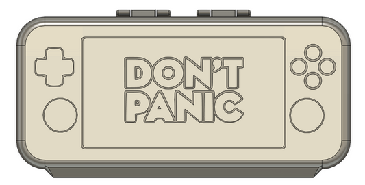 "Don't Panic" - Slim Case for the Retroid Pocket 3 - CUSTOM